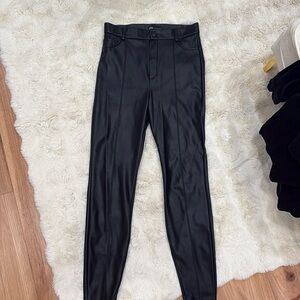 Zara leather pants